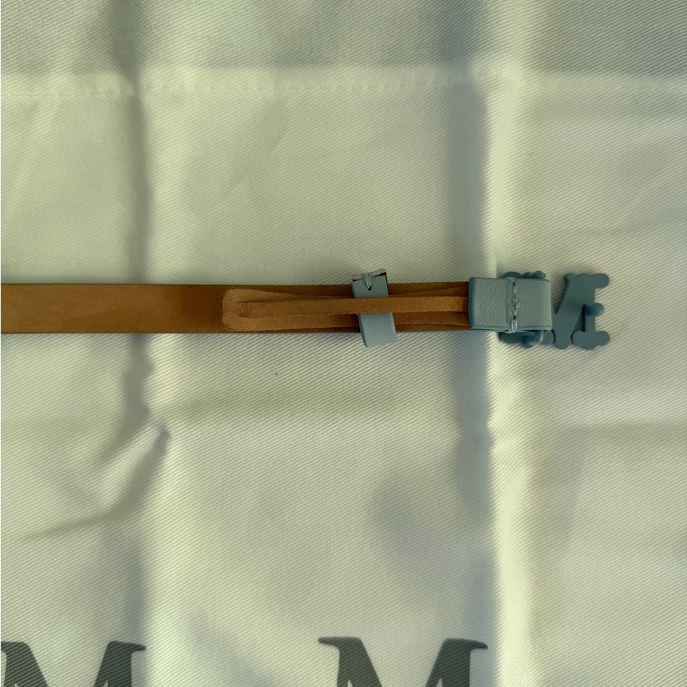 MaxMara Skinny Logo Belt - Picture 7 of 11